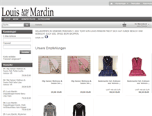 Tablet Screenshot of louismardin.com